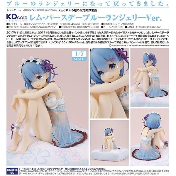 Re ゼロから始める異世界生活 レム バースデー ブルーランジェリーver Kadokawa まちキャラ ヤフー店 通販 Yahoo ショッピング