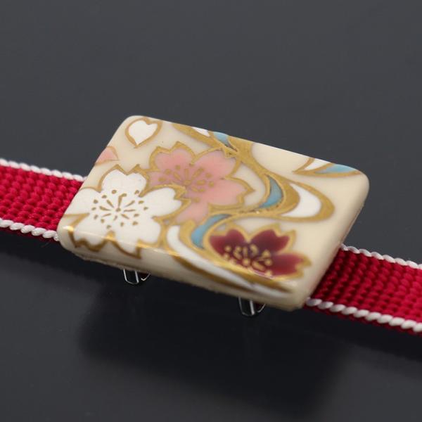 帯留め 京焼 清水焼 新作追加 桜乱舞 さくら 桜 春の嵐 ピンク 白 紅色 長方形 横長 帯留 陶器 焼き物 ハンドメイド 作家 アクセサリー 和雑貨 和小物 Buyee Buyee 提供一站式最全面最專業現地yahoo Japan拍賣代bid代拍代購服務 Bot Online