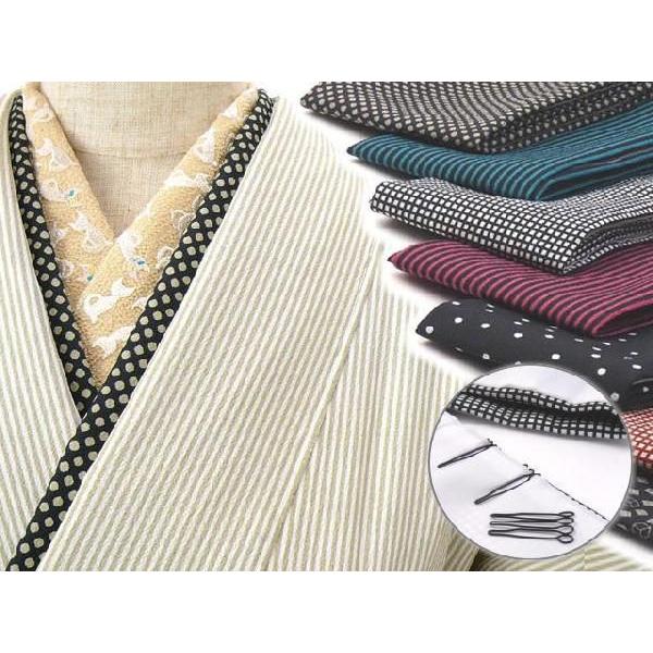 創世舎 重ね衿 伊達衿 全７パターン 衿元キリッ オシャレ重ね襟 伊達襟 Sser0906 街着屋 きもの遊び 通販 Yahoo ショッピング