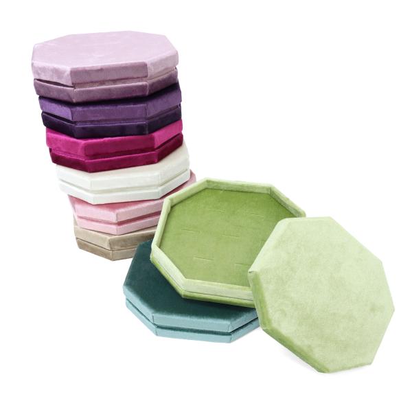 《素材》◇表地　レーヨンパイル100％　中　MDF《サイズ》◇外寸　サイズW 155mm D 130mm H 40mm内寸　W 140mm D 115mm　H13ｍｍ《カラー》◇エレガントグリーン、ディープピンク、パープル、ホワイト　ピスタ...