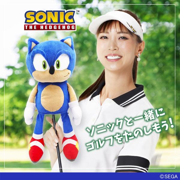 SUPER SONIC HI-BRID DISNEY ヘッドカバー ゴルフボール ソニック・ザ・ヘッジホッグ ゴルフ ヘッドカバー ドライバー用