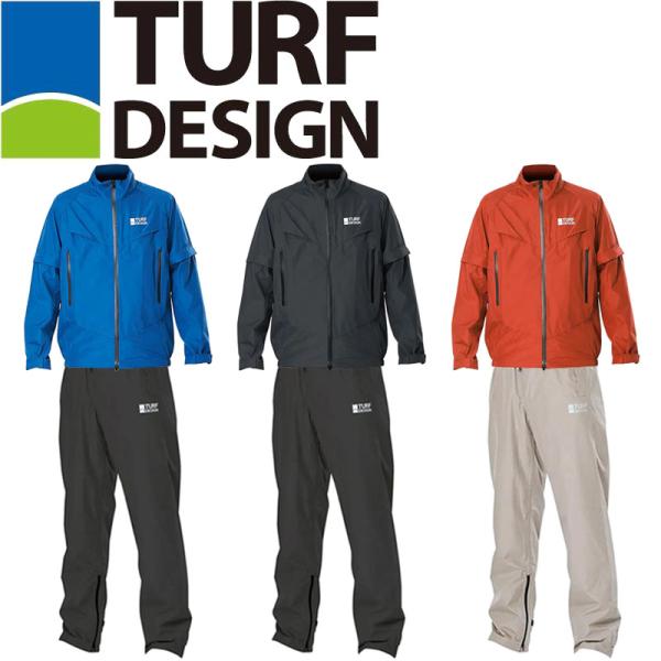 TURF DESIGN 【レインウェア上下セット】 ターフデザイン ゴルフ