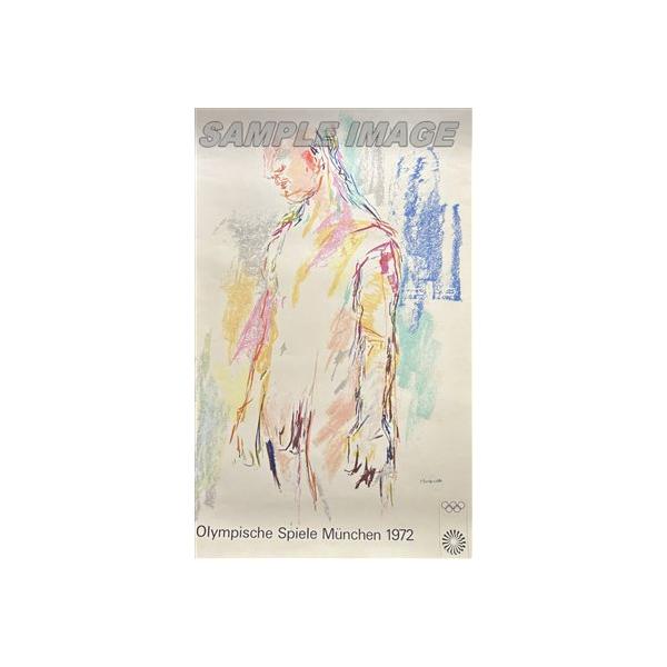 オスカー・ココシュカ「ミュンヘンオリンピックポスター(Oskar