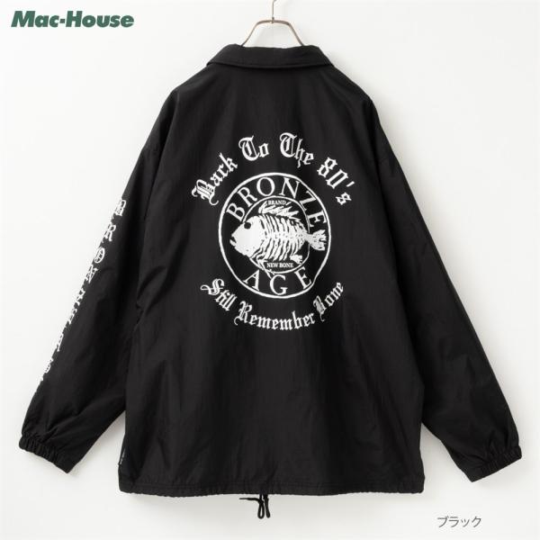 BRONZE AGE       90s ヴィンテージ　フード付きコーチコート セール】BRONZE AGE / ワッシャー加工入り ナイロン コーチ