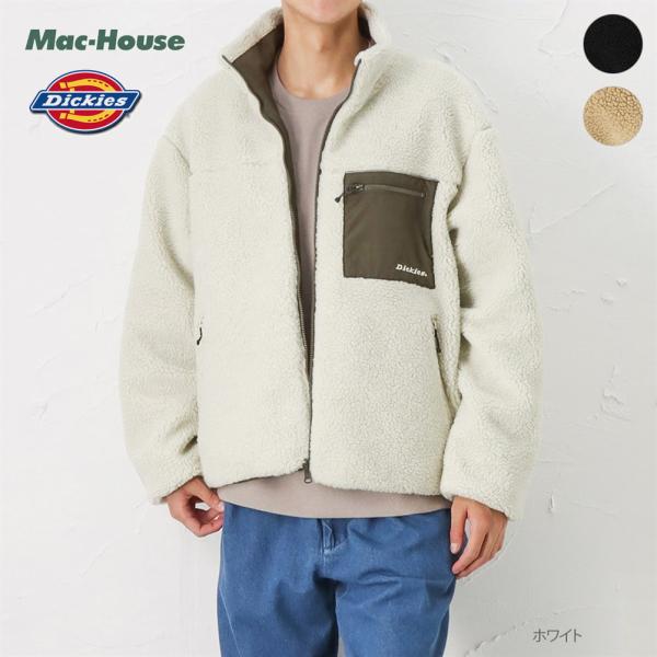 Dickies ディッキーズ ブルゾン メンズ ボア リバーシブル ロゴ 