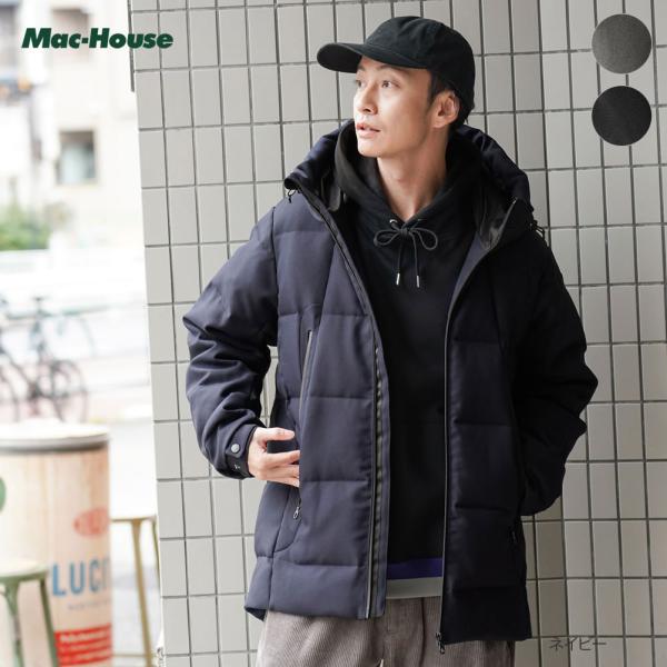 ポケットいっぱい撥水ダウンジャケット machouse_01114300466