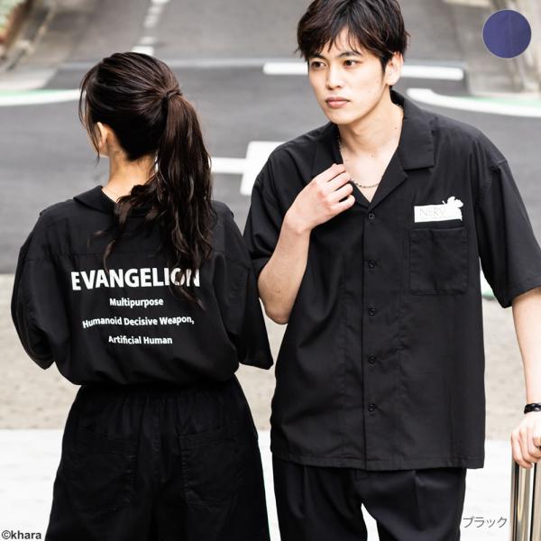 エヴァンゲリオン＆ポケモン 半袖シャツ 6点セット EVANGELION エヴァンゲリオン 半袖シャツ メンズ ドライ ワイド