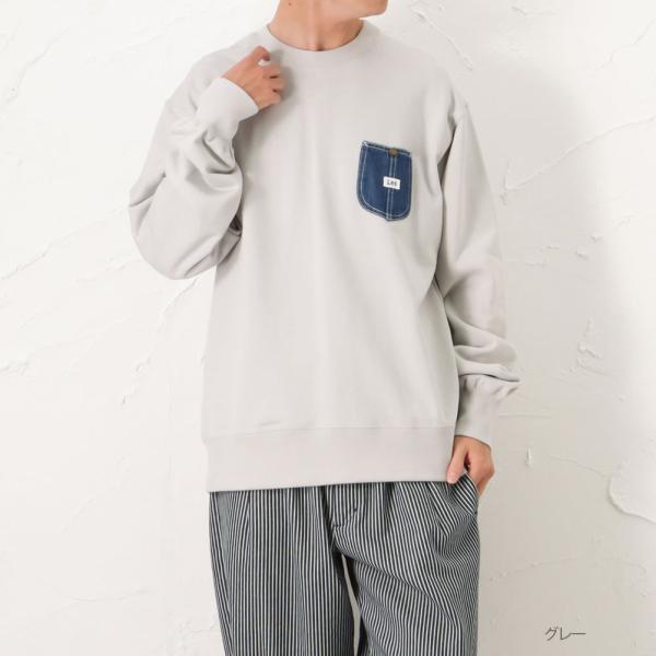 なレギュラ Lee ポケット ブランド 人気 トップス Mac House マックハウス 通販 Paypayモール リー トレーナー