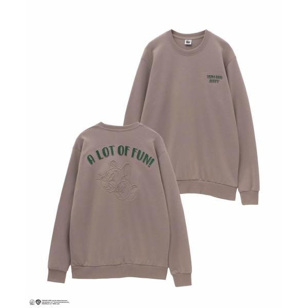 Tom and Jerry トムとジェリー トレーナー メンズ 綿混 ポンチ素材