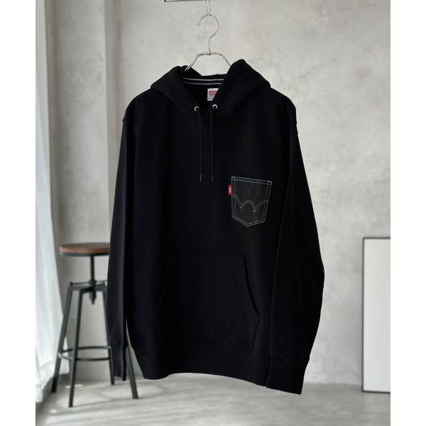 EDWIN エドウィン 裏起毛 パーカー メンズ 綿100％ コットン