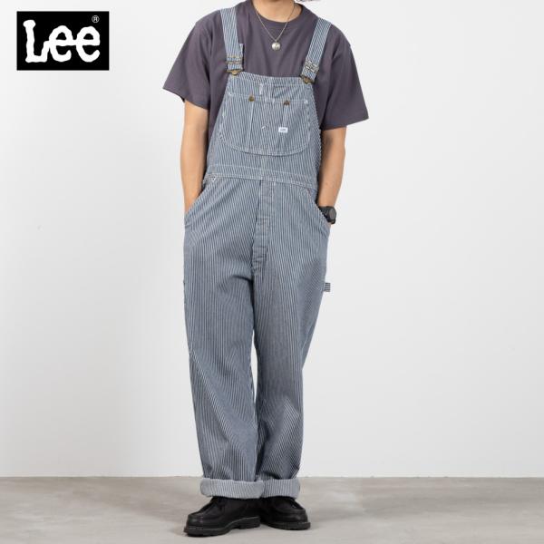Lee リー オーバーオール 綿100% メンズ ロゴ サロペット