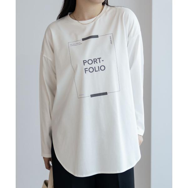 HusHusH（ハッシュアッシュ） Tシャツ レディース 長袖 ラウンドヘム