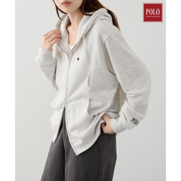 POLO BCS ポロ ビーシーエス パーカー スウェット レディース 限定 クロップド丈 シワになりにくい トップス
