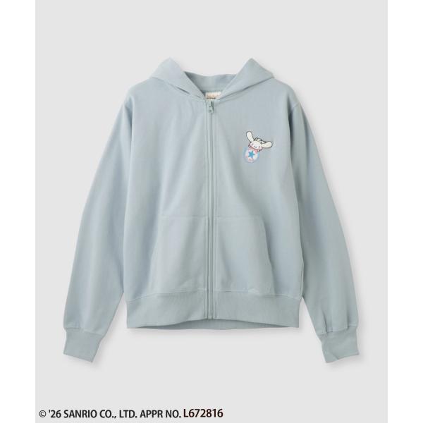 サンリオキャラクターズ×CONVERSE コンバース パーカー レディース ミニ裏毛 ジップパーカー トップス