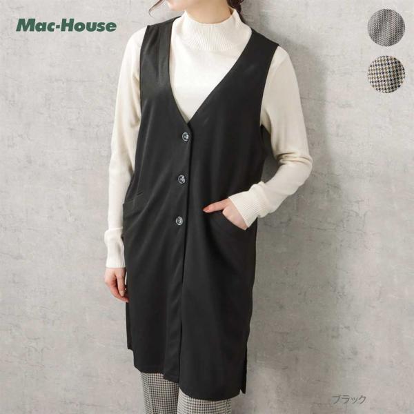 新品　芽風　ノースリーブロングベスト 黒　38 新品 芽風 ノースリーブロングベスト 黒 38 新品 芽風 ノースリーブ