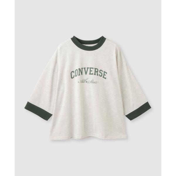 CONVERSE コンバース Tシャツ ロンT レディース メンズ 8分袖 半袖 リンガーTシャツ トップス