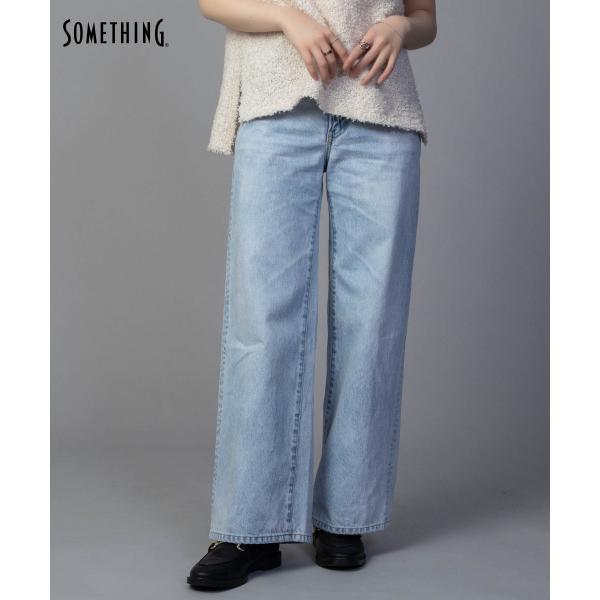 綿100%ウエストゴム デニムパンツ まとめ売り35本 リメイク素材 リペア生地 SOMETHING（サムシング） LISA デニムパンツ レディース 綿100