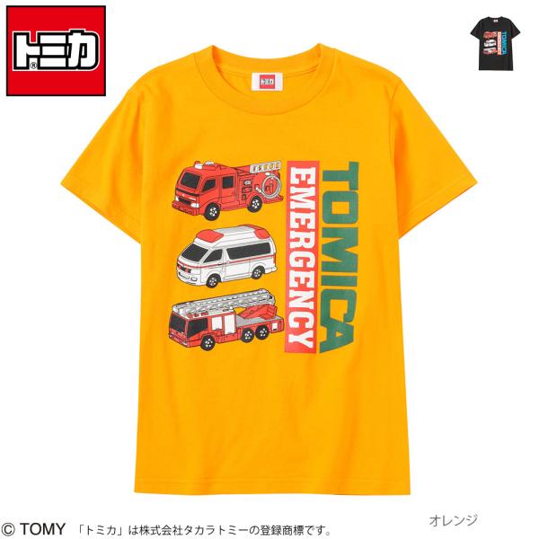 トミカ TOMICA 半袖Tシャツ キッズ 子供 男の子 ボーイズ 綿100