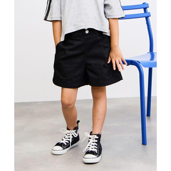 ショートパンツ 子供服 女の子 キッズ ストレッチ ポケット ハイウエスト 短パン ボトムス