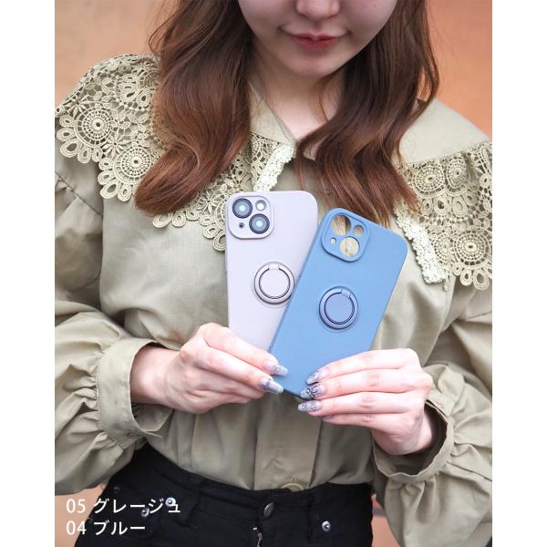 �y���[���� ���������z�X�}�z�P�[�X �����O �X�^���h �J�o�[ �P�[�X iPhone15 15Pro 15Plus 15ProMax iPhone16 16Pro 16Plus 16ProMax �V���R���\�t�g�P�[�X ���i�摜3