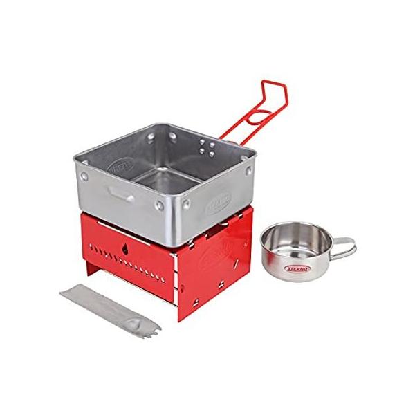 Sterno Camp Stove Kit with Frame and WindShield Panels by Sterno 価格・在庫