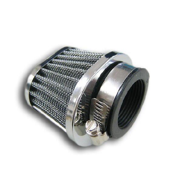 サマーセール!!パワーフィルター オーバルテーパータイプ  42mm 汎用 メッキ