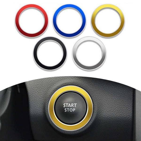 ルノー（RENAULT） スタートボタン リング 全5色 ステッカー