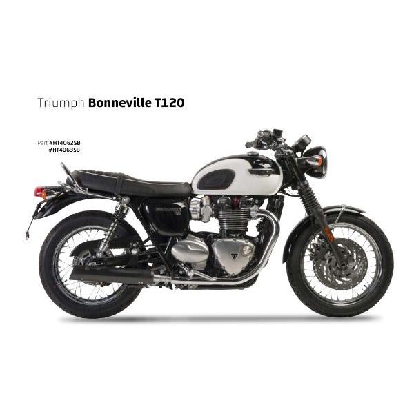 トライアンフT120R ボンネビル左だしマフラー
