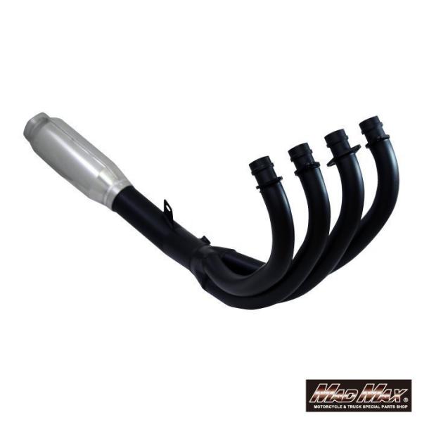訳有 大特価!! カワサキ Z900RS/カフェ モナカ管マフラー ブラック madmax_mm10-0062b-b