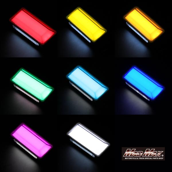 ☆LED角マーカー&ダウンライト☆12V☆ LED サイドマーカー ダウンライト付き 全5色 12V 24V 角型