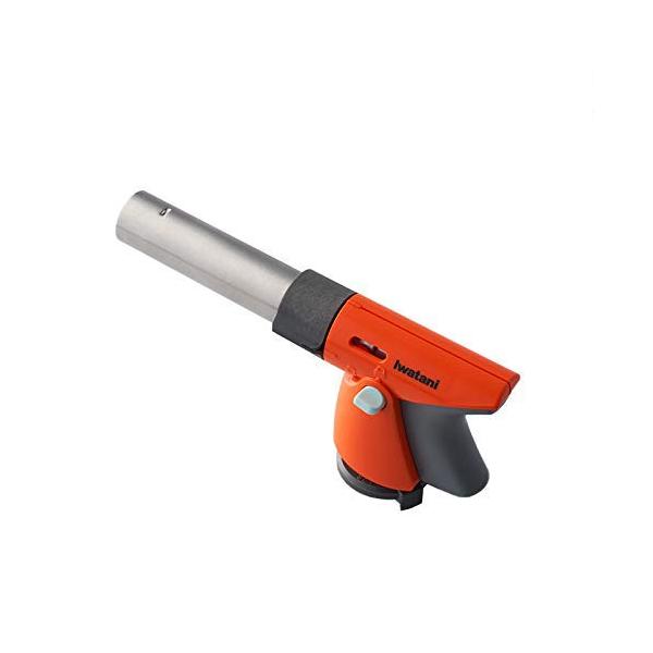 ・オレンジ  ・【一瞬で着火】キャンプやバーベキューの炭に火をおこすのに一瞬！最大火炎温度が1400度で最大発熱量1.9kWという火力が魅力！！・   【ワンアクションで点火】ガスの開閉つまみを無くし、レバーを握ると点火できます。炎調節つま...