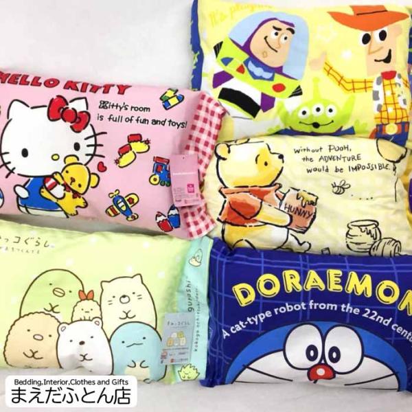 ほとんど未使用、新品の　かわいい　ドラえもん　グッズ　まとめ売り San-X 枕 子供用 キャラクター まくら 約28×39cm 洗える くぼみ