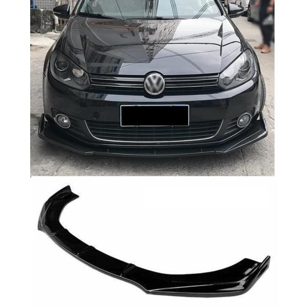 フォルクスワーゲン VW ゴルフ MK6 フロントリップスポイラー