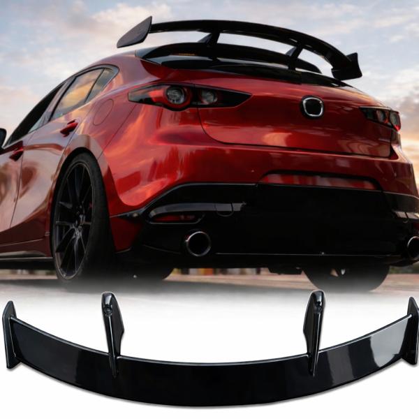 マツダ Mazda3 アクセラ リアスポイラー リアウイング GTウイング リア スポイラー マツダ3