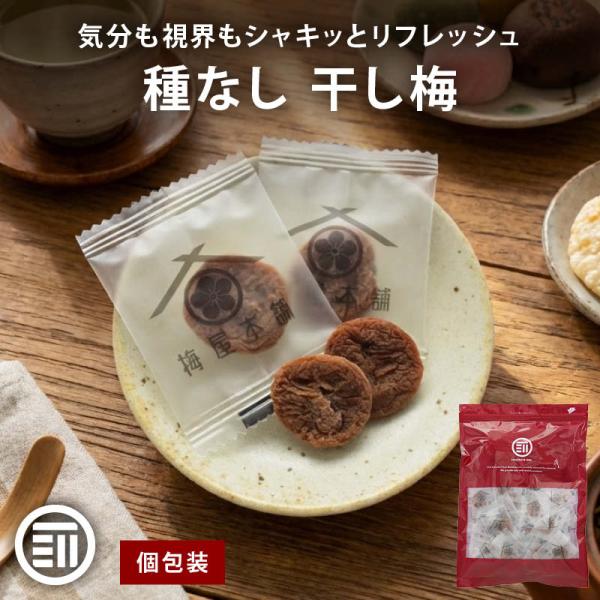 干し梅 300g 個包装 梅屋本舗 梅干 うめぼし 干し梅 お茶うけ おやつ 現場 作業 夏バテ防止 熱中症 塩分 補給 大容量 前田家