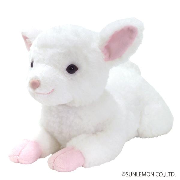 ひざひつじ ぬいぐるみ リアルな癒し系 もふもふ ひざシリーズ
