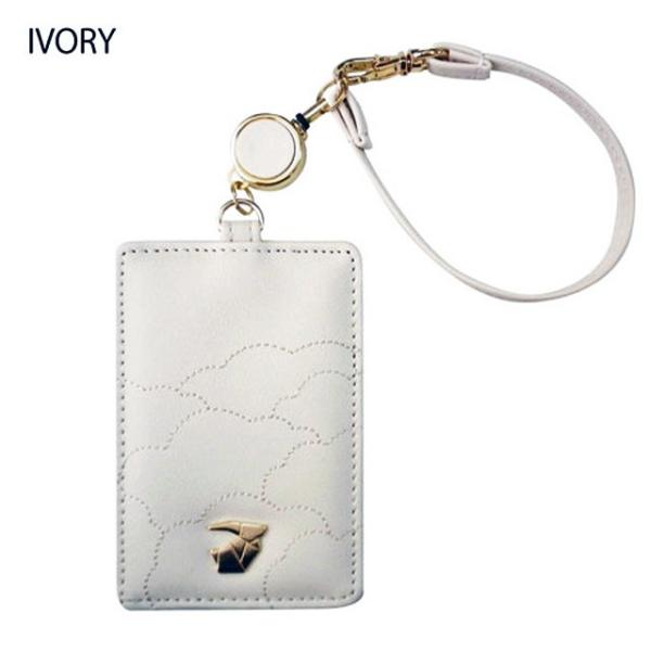 サニーサイド 折り紙うさぎ リール付きパスケース ICカード