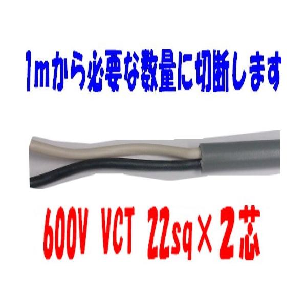 VCT22sq×�Q�c �r�j���L���u�^�C�� 600V�P�[�u�� �x�m�d�� �i22mm 2�� 2�S�j 1���` VCT22sqx2c VCT 22sqx2 VCT22x2 VCT22sqx2�S�@10���ȏ�ɂ�