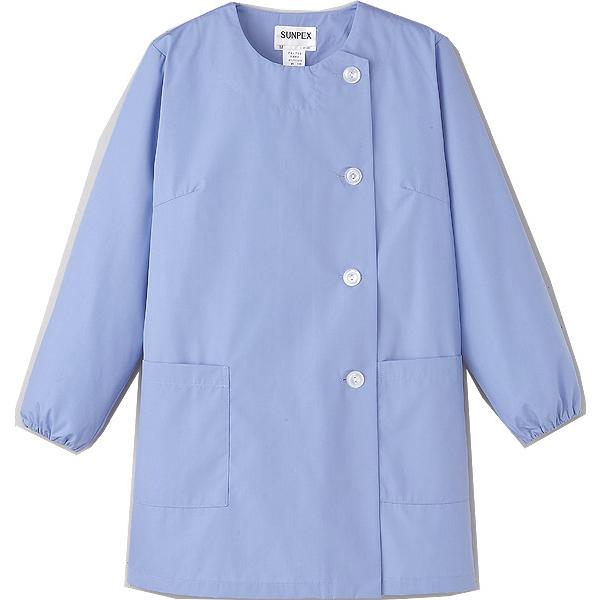 Fa798 T C女性用横掛白衣長袖サックス 厨房調理白衣サンペックス Buyee 日本代购平台 产品购物网站大全 Buyee一站式代购bot Online