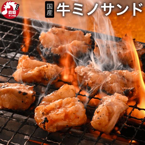 600g 特製 タレ漬け 国産 牛ミノサンド (冷凍) 牛ホルモン ミノ 上みの タレ漬け 牛肉 牛モツ もつ 味付き 極旨たれ 牛肉 牛もつ 希少部位 モツ