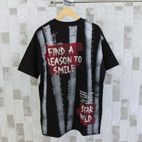 KOREA selection コリアセレクション ペイント バックプリント クルー