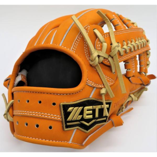 ZETT NEO STATUS オレンジ グローブ ゼット 野球 硬式グラブ グローブ 外野手用 ネオステイタス VL