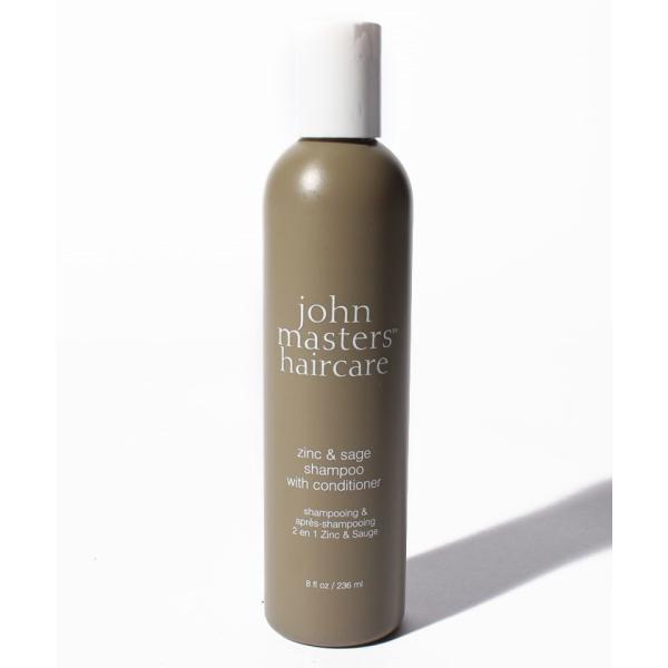 【ジョンマスターオーガニック】Zinc & Sage Shampoo with Conditioner 8 fl oz 236 ml HAIRCARE