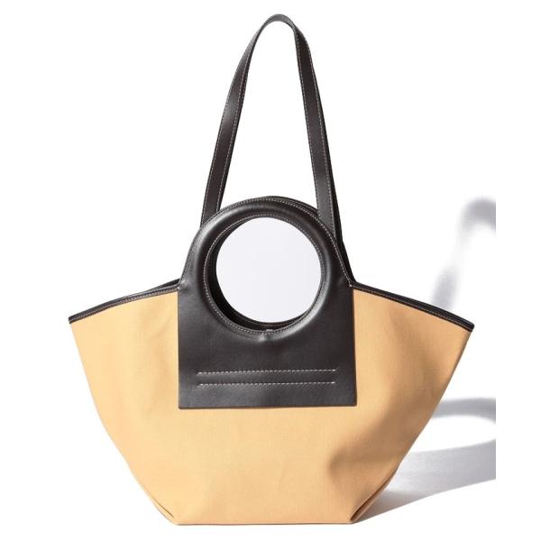 ハウス オブ ロータス】【HEREU/ヘリュー】レザーコンビトートバッグ