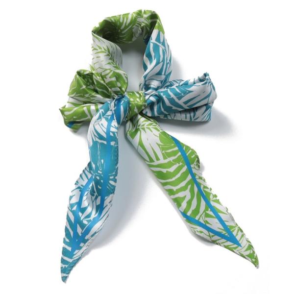 FURLA 【フルラ】フルラ シルクひし形スカーフ ”ボタニカル