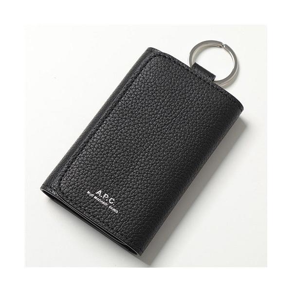【アーペーセー】【A.P.C.(アーペーセー)】キーケース keycase hlro PXBLH H63475 メンズ キーリング付き レザー 6連