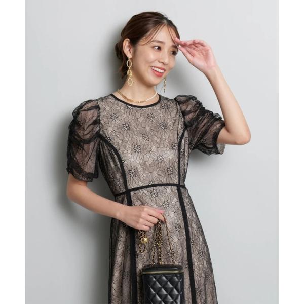 ジャスグリッティ パイピングレースドレス