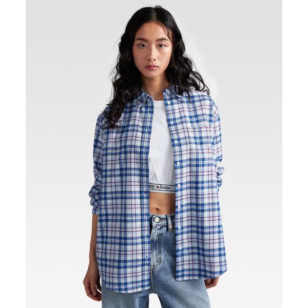 TOMMY JEANS 【トミージーンズ】チェックオーバーシャツ