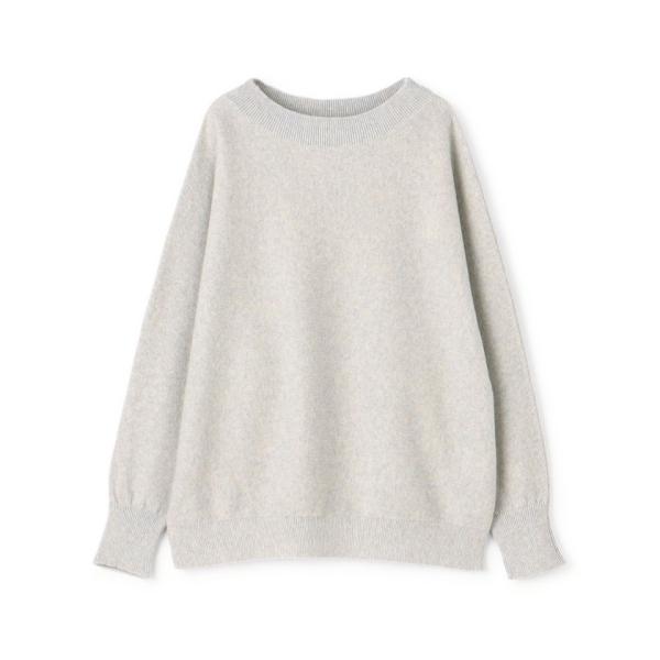 GALERIE VIE フレンチウール フィッシャーマンラウンドネックPO 白 GALERIE VIE（ギャルリー ヴィー） 【GALERIE VIE】ラムズウール