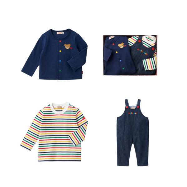 ミキハウス　オーバーオールセット MIKI HOUSE（ミキハウス） 【ミキハウス】【ミキハウス